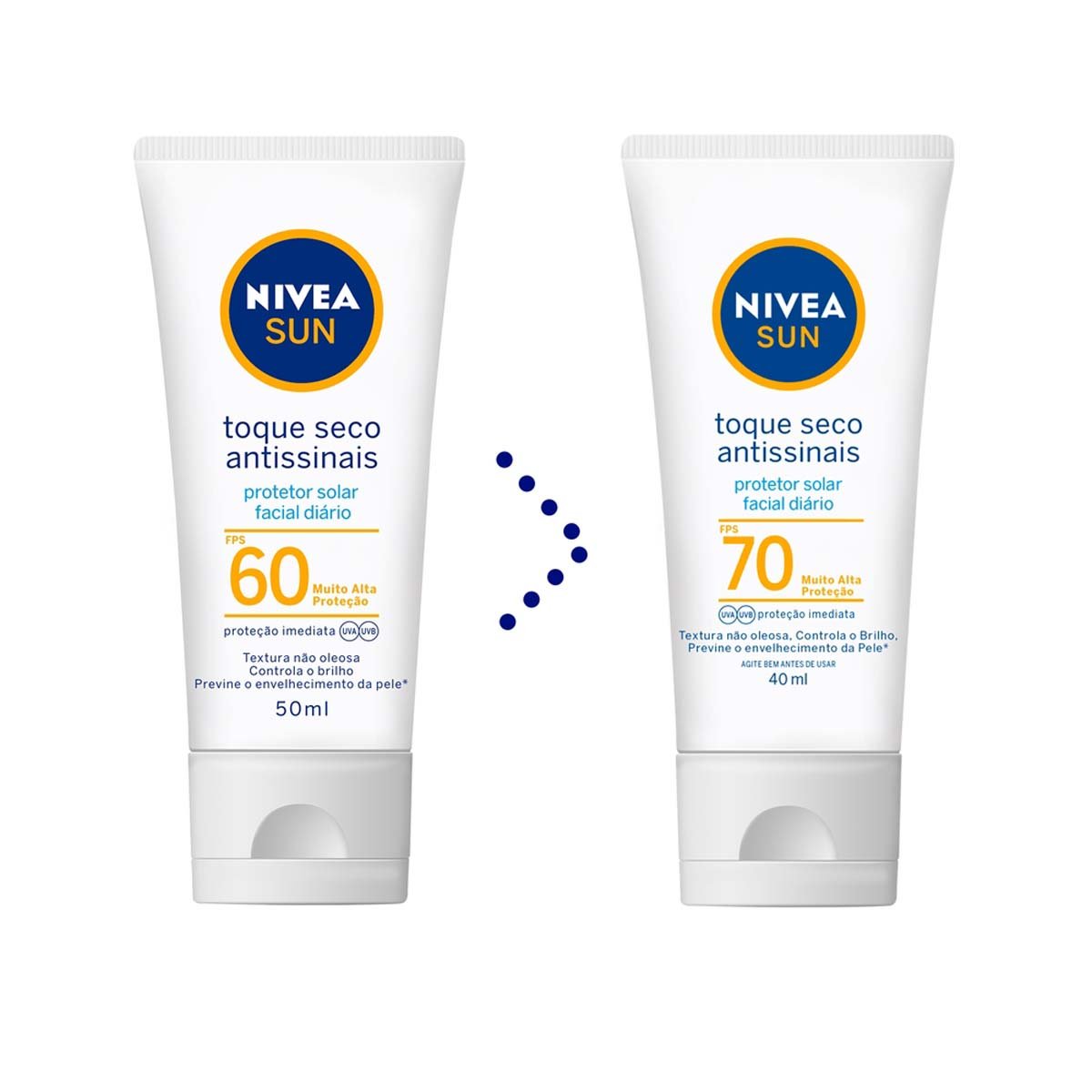 Protetor Solar Facial Nivea Fps 70 Antissinais 40ml