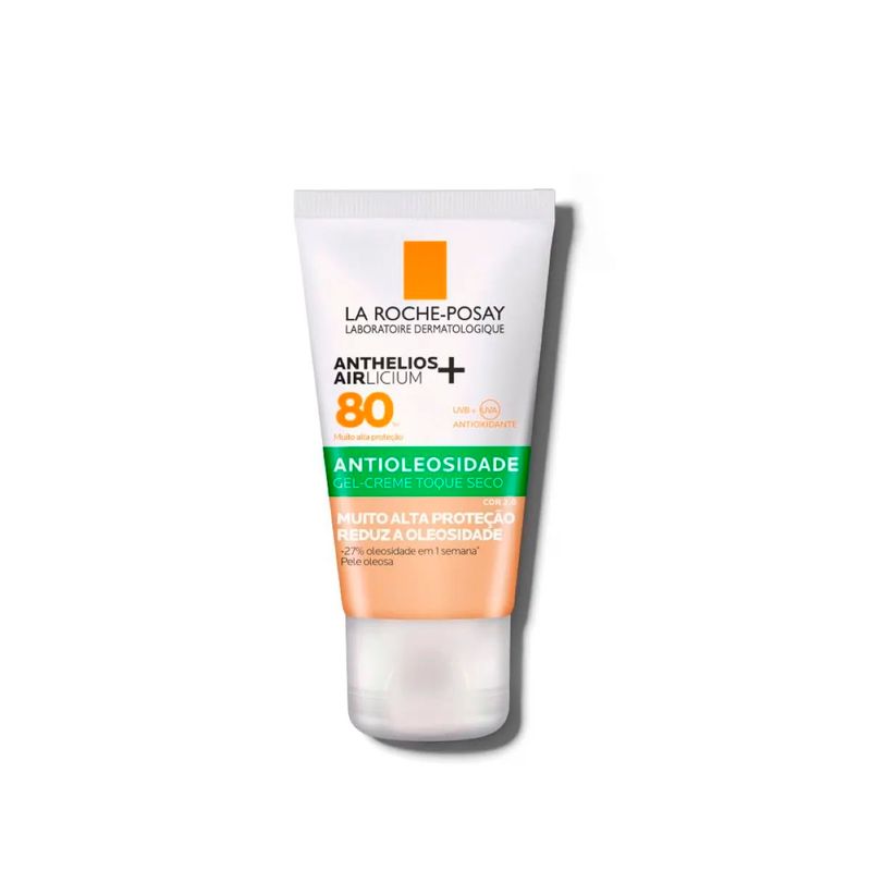 protetor solar facial anthelios airlicium+ la roche-posay fps80 cor 2.0 40g