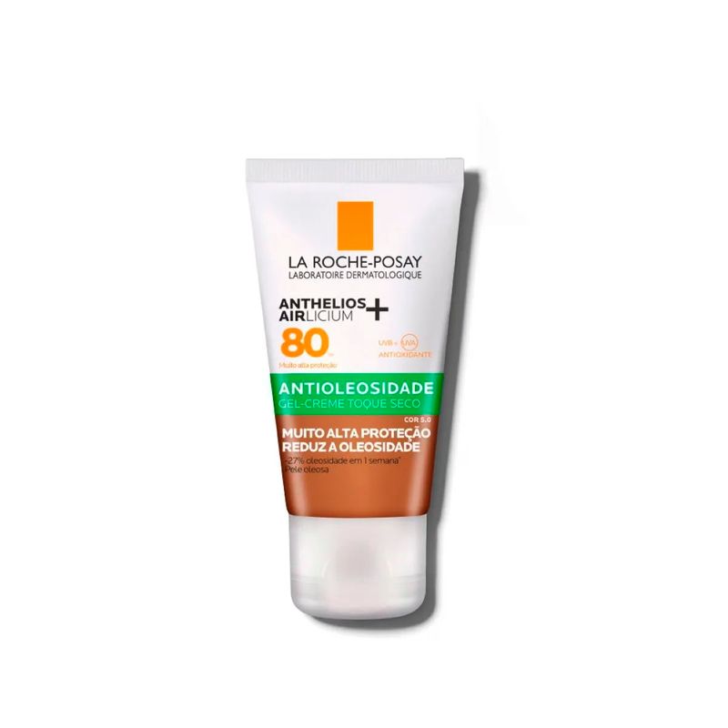 protetor solar facial anthelios airlicium+ la roche-posay fps80 cor 5.0 40g