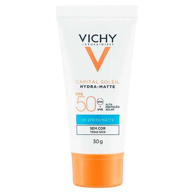 protetor solar hidratante vichy hydra-matte fps50 - 30g