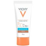 protetor solar facial vichy hydra-matte fps 50 cor 4.0 30g