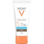 protetor solar facial vichy hydra-matte fps 50 cor 5.0 30g
