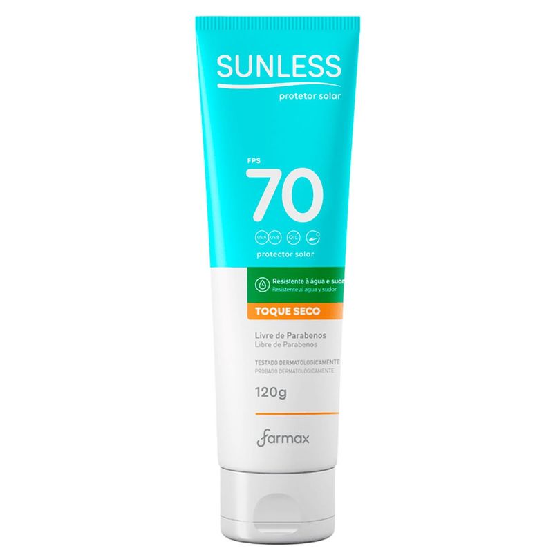 protetor solar corporal sunless fps70 120g