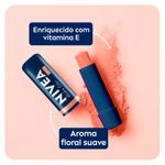 hidratante labial nivea hidra color 2 em 1 nude 4,8g