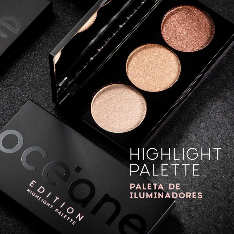 paleta de iluminadores océane edition highlight palette 7,2g