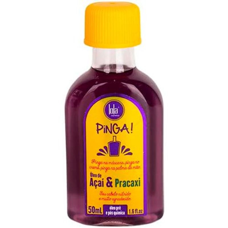 óleo capilar lola cosmetics pinga açaí e pracaxi 50ml