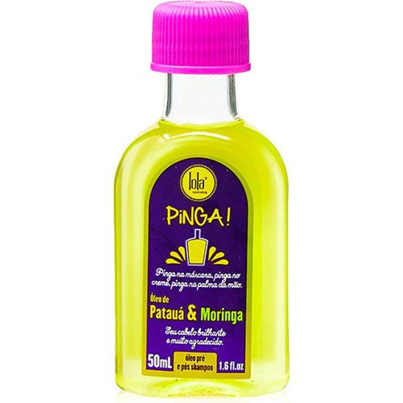 óleo capilar lola cosmetics pinga pataua e moringa 50ml