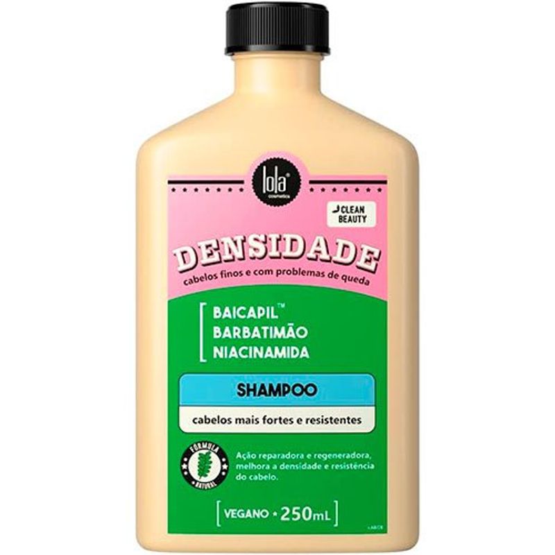 shampoo lola cosmetics densidade 250ml