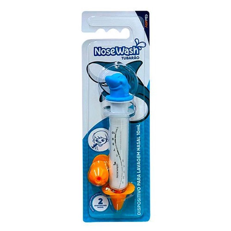 seringa para lavagem nasal agpmed nosewash tubarão 10ml