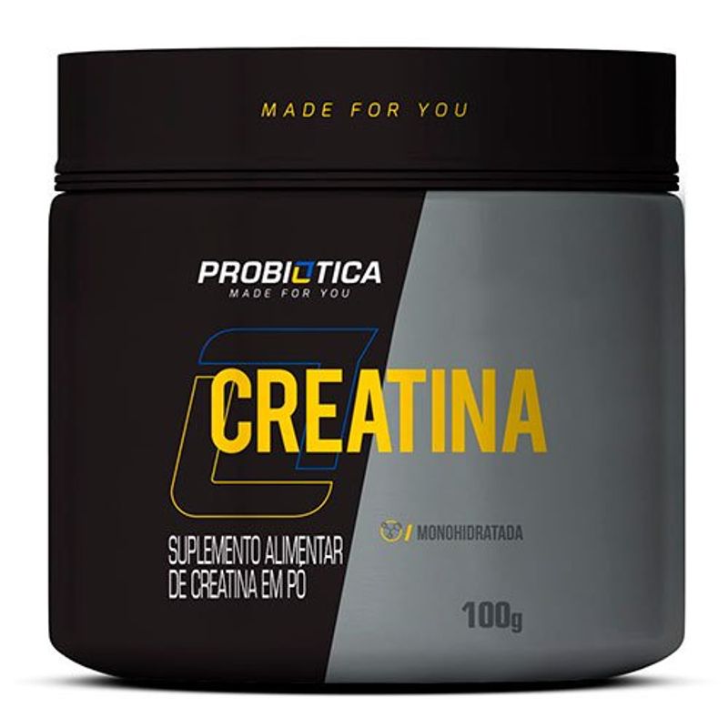 creatina pura probiótica monohidratada 100g