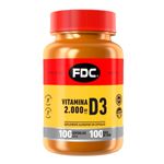 vitamina d3 2.000ui 100 cápsulas fdc