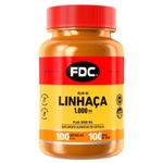 óleo de linhaça 1.000mg 100 cápsulas suplemento alimentar fdc