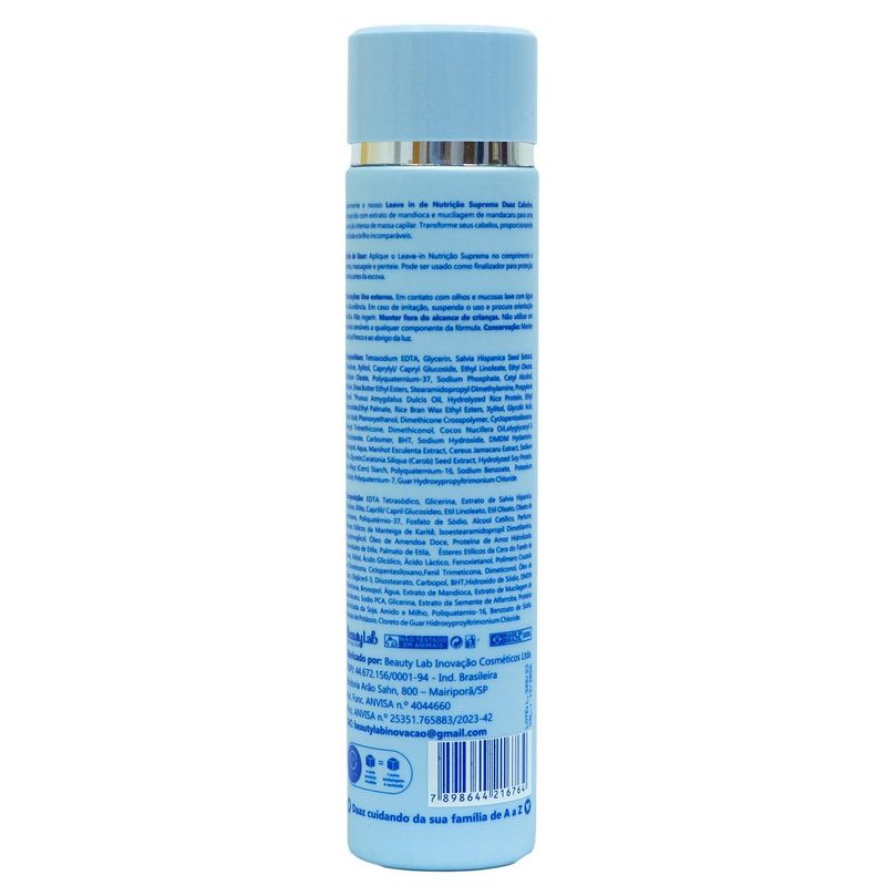 leave-in daaz nutrição suprema 300g