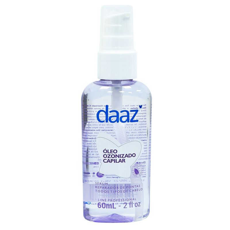 óleo ozonizado capilar daaz serum reparador 60ml