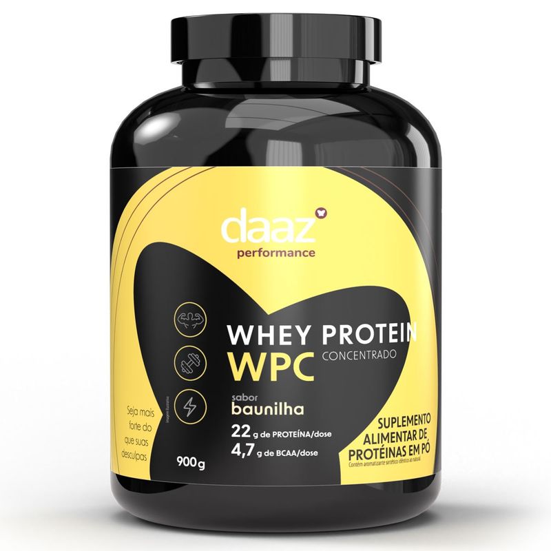 whey protein concentrado daaz sabor baunilha 900g