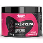 pré treino daaz sabor frutas vermelhas 100g