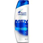 shampoo anticaspa head & shoulders men 3 em 1 400ml