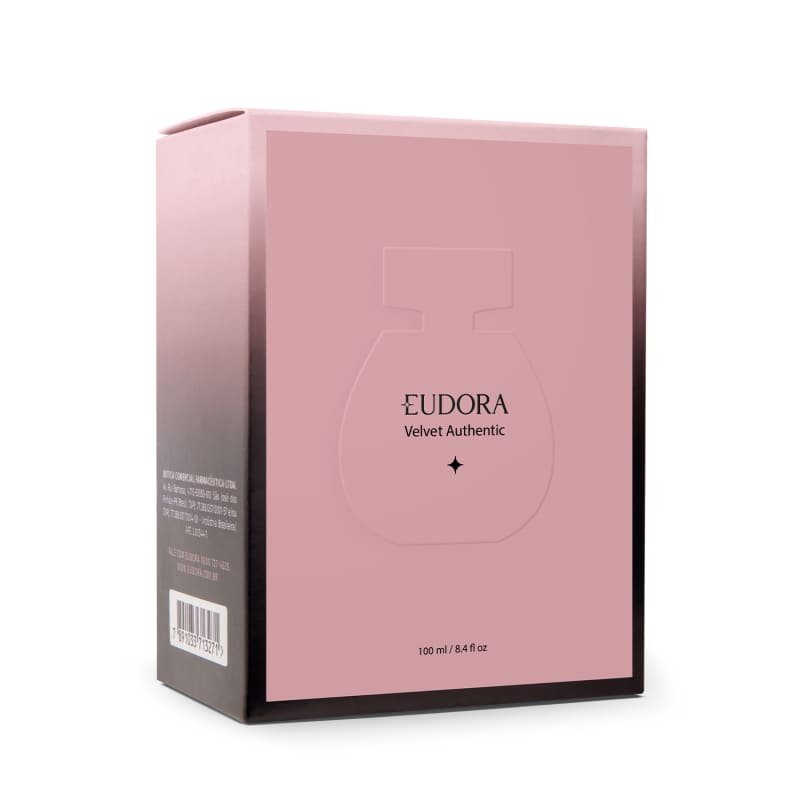 colônia desodorante eudora velvet authentic 100ml