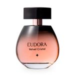 colônia desodorante eudora valvet cristal 100ml