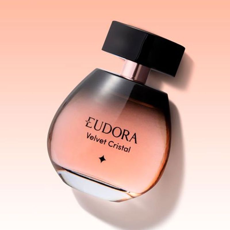 colônia desodorante eudora valvet cristal 100ml
