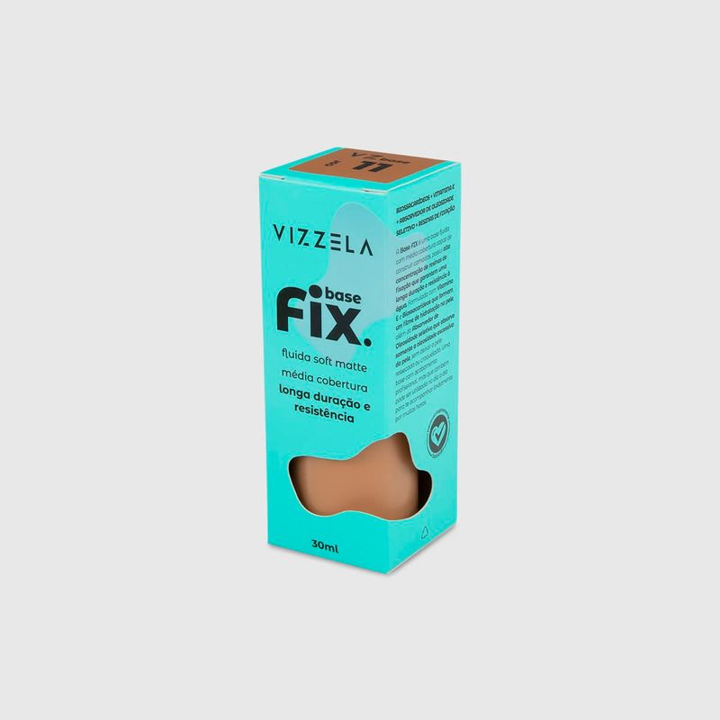 base líquida vizzela fix cor 11 30ml