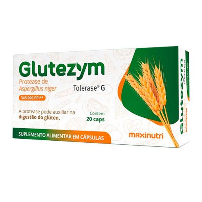 glutezym maxinutri com 20 cápsulas