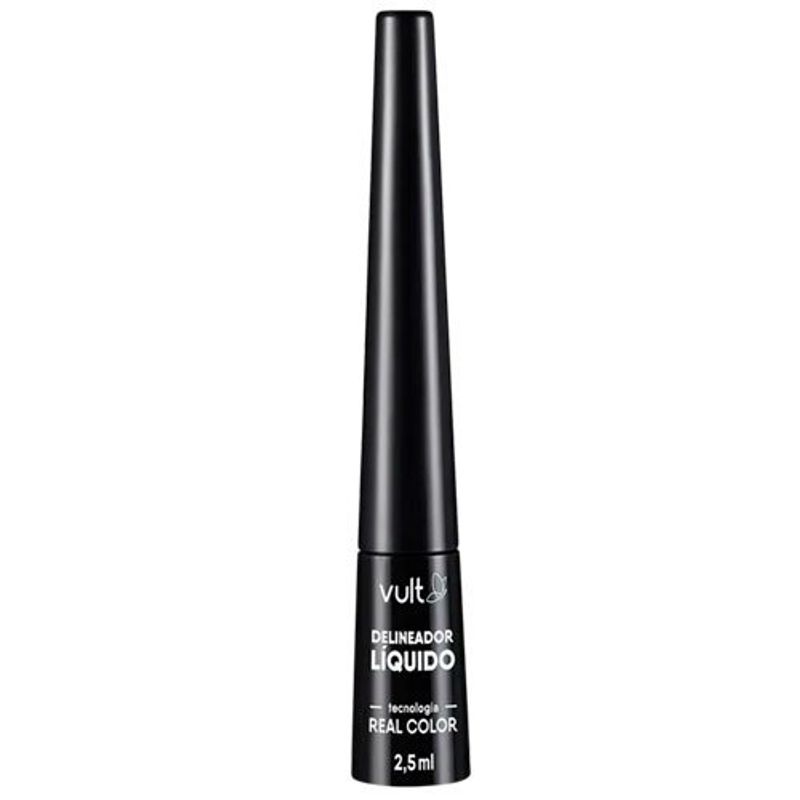 delineador líquido vult preto 2,5ml
