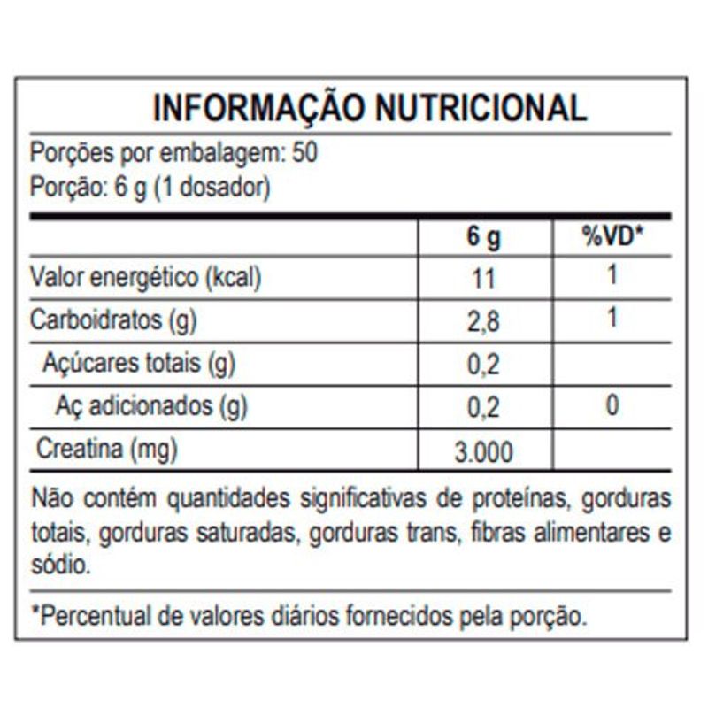 suplemento alimentar em pó mix pro creatine probiótica 300g
