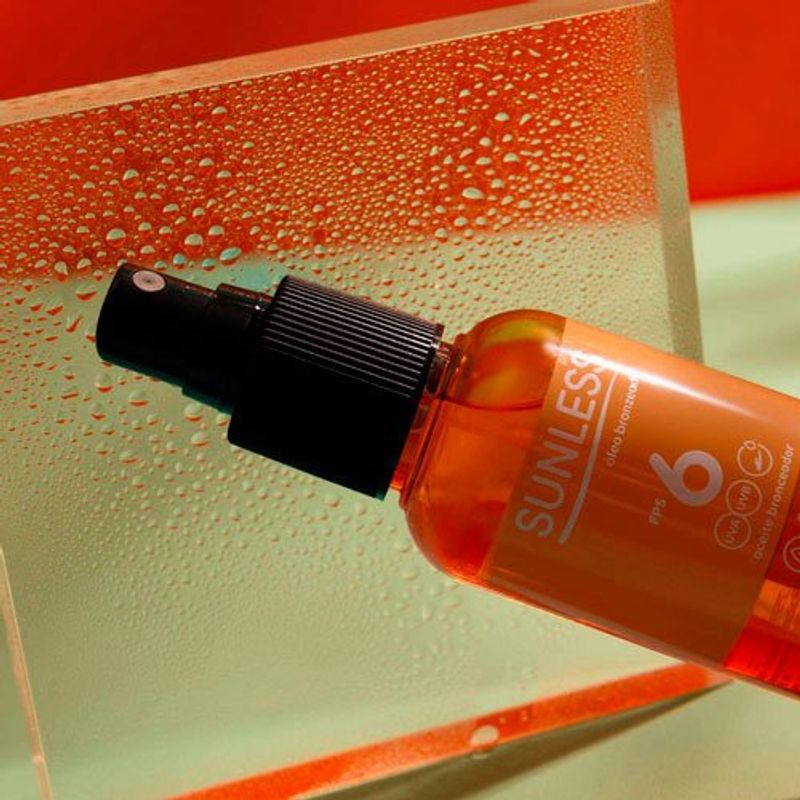 óleo bronzeador spray sunless cenoura fps6 120ml