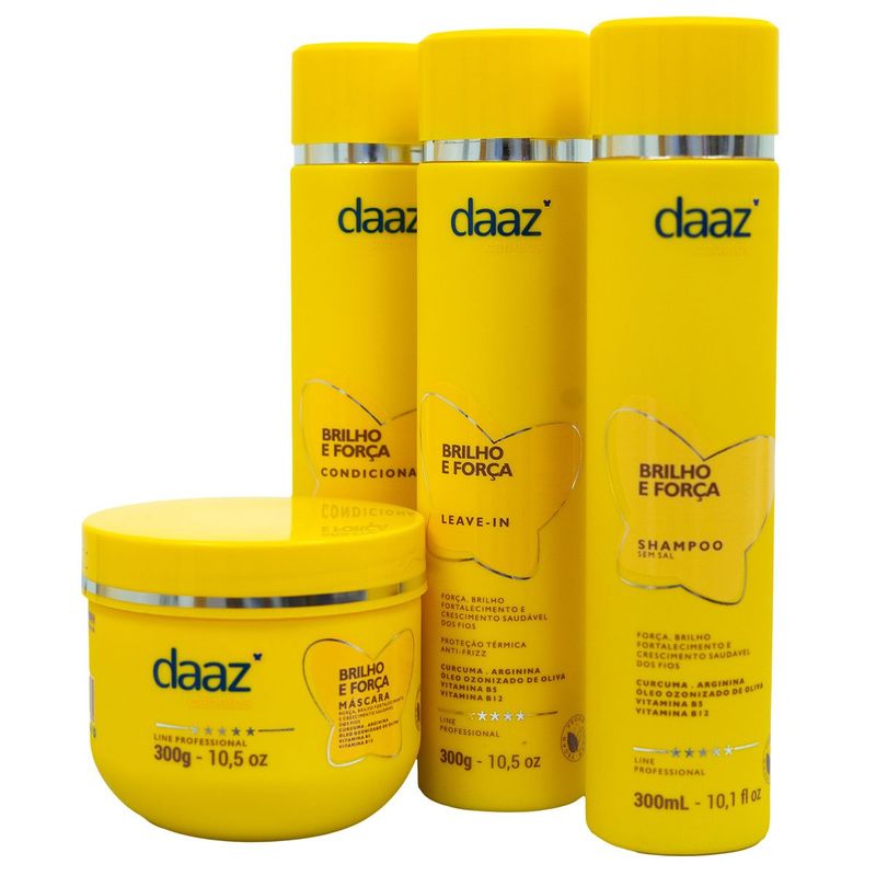 máscara capilar daaz brilho e força 300g