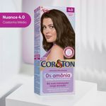 coloração cor&ton niely 0% amônia 4.0 castanho médio