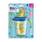 caneca infantil antivazamento lillo dinossauro 207ml