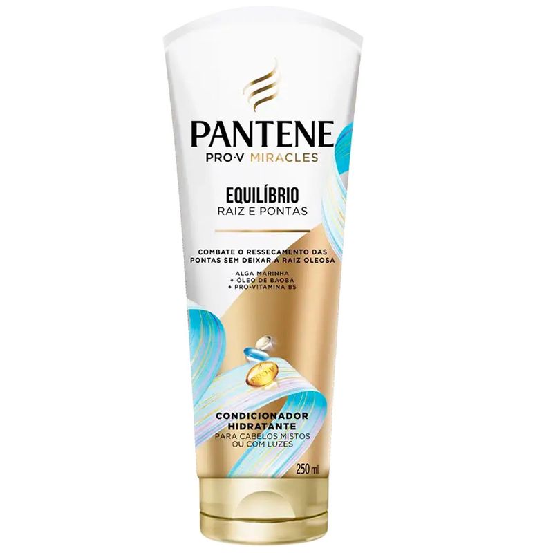 condicionador pantene equilíbrio raiz e pontas 250ml