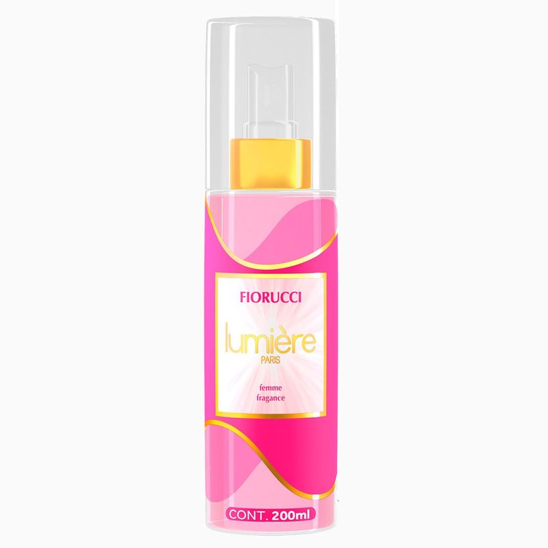 kit fiorucci lumière splash 200ml + loção hidratante 150ml