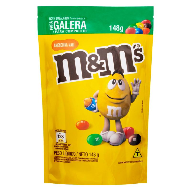 chocolate m&m amendoim 148g