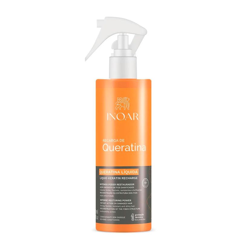 recarga de queratina líquida inoar 200ml
