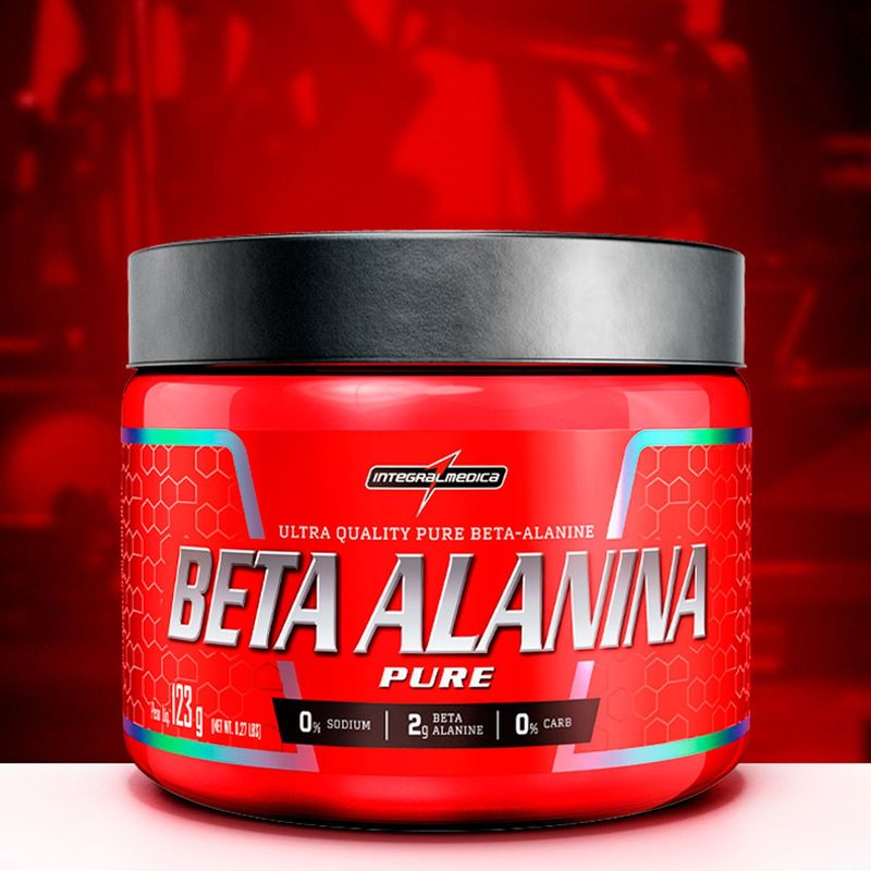 beta alanina pure integralmédica 123g