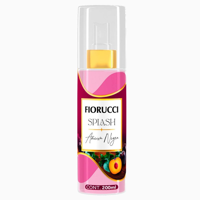 deo colônia splash fiorucci ameixa negra 200ml