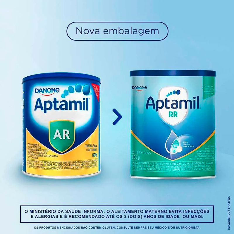 fórmula infantil danone aptamil rr 800g
