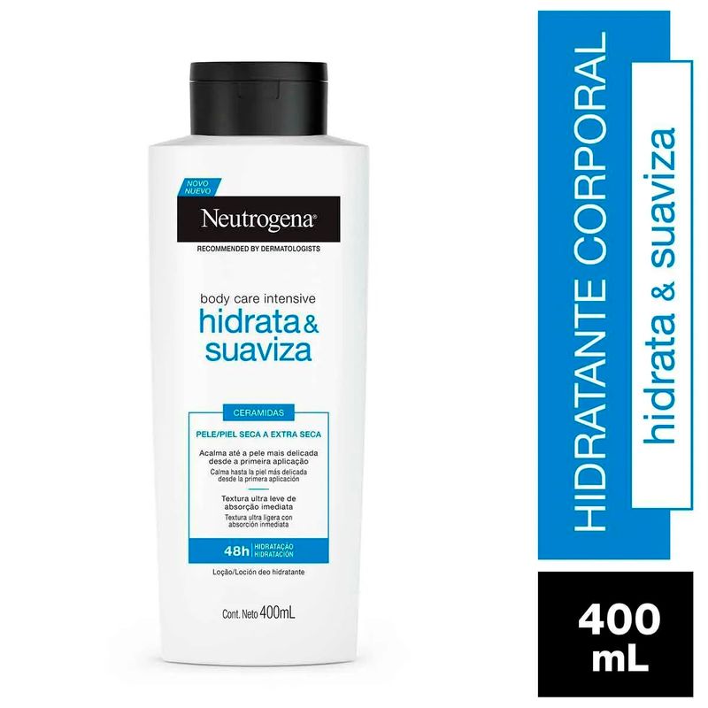 hidratante corporal neutrogena hidrata & suaviza 400ml