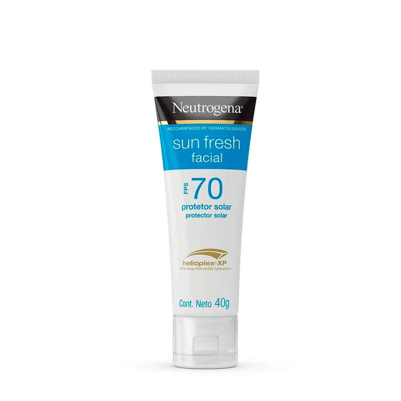 protetor solar facial neutrogena sun fresh fps70 40g
