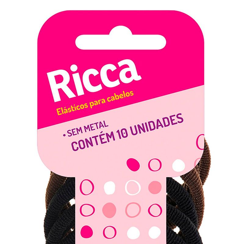elásticos para cabelo ricca basica sem metal