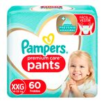 fralda pampers premium care pants xxg 60 unidades