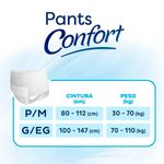 roupa íntima descartável tena pants confort p/m 24 unidades