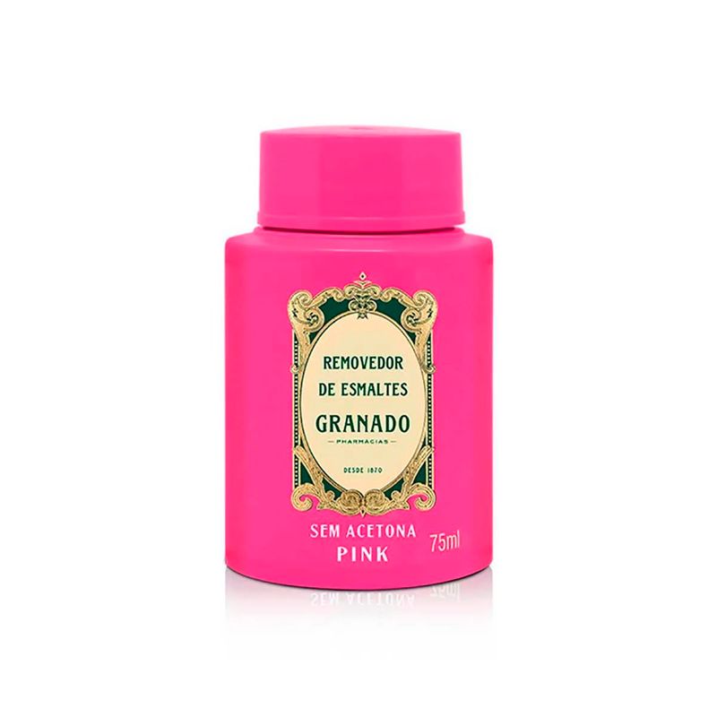 removedor de esmalte granado pink 75ml