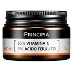 pó anti-idade principia vc-95 vitamina c + ácido ferúlico 10g