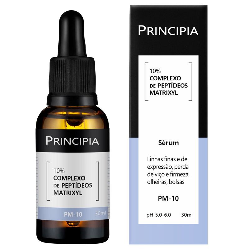 sérum principia pm-10 complexo de peptídeos matrixyl 30ml