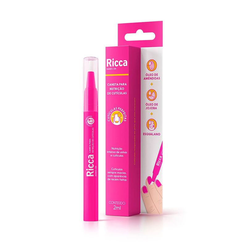 caneta para nutrição de cutículas ricca 2ml