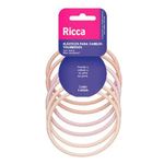 elastico para cabelo ricca volume hair blonde
