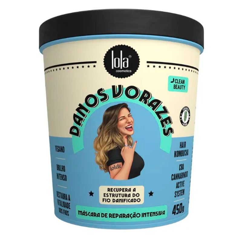 máscara capilar lola danos vorazes 450g